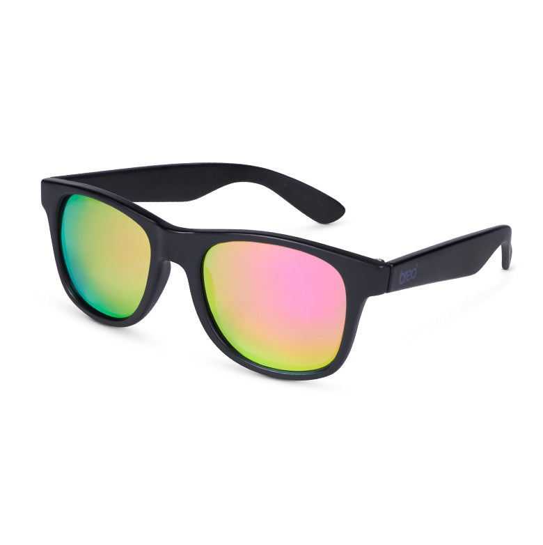 Uptones Grey & Green Sunglasses with Mirror Blue Lens – Breo